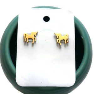Unicorn Stud Earrings